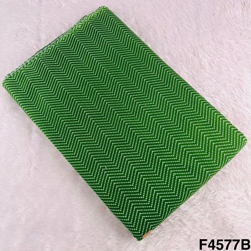 Bandhani Block Print Cambric Cotton Fabric- F4577